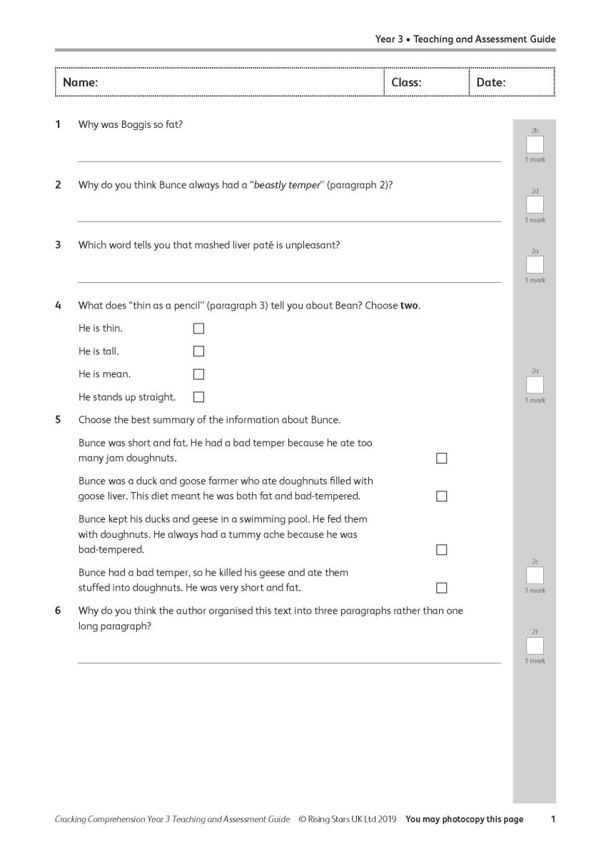 Cracking Comprehension – Wren's Nest Primary