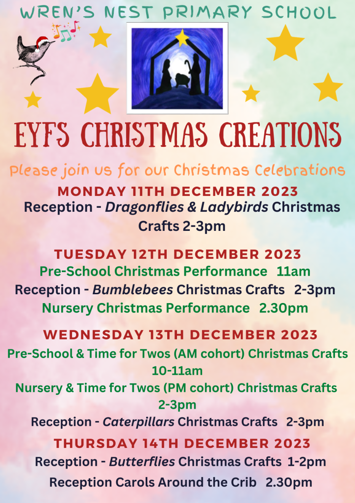 Details for EYFS events